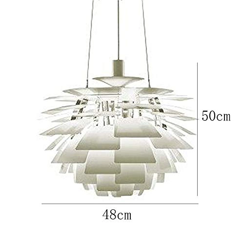 Creativity Personality Chandelier - E27 1-Light Outer white inner chrome 38*40cm