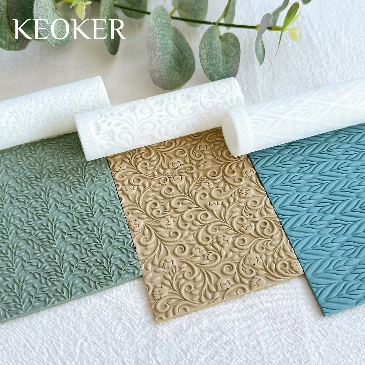 Polymer Clay Texture Roller - 3 PCS