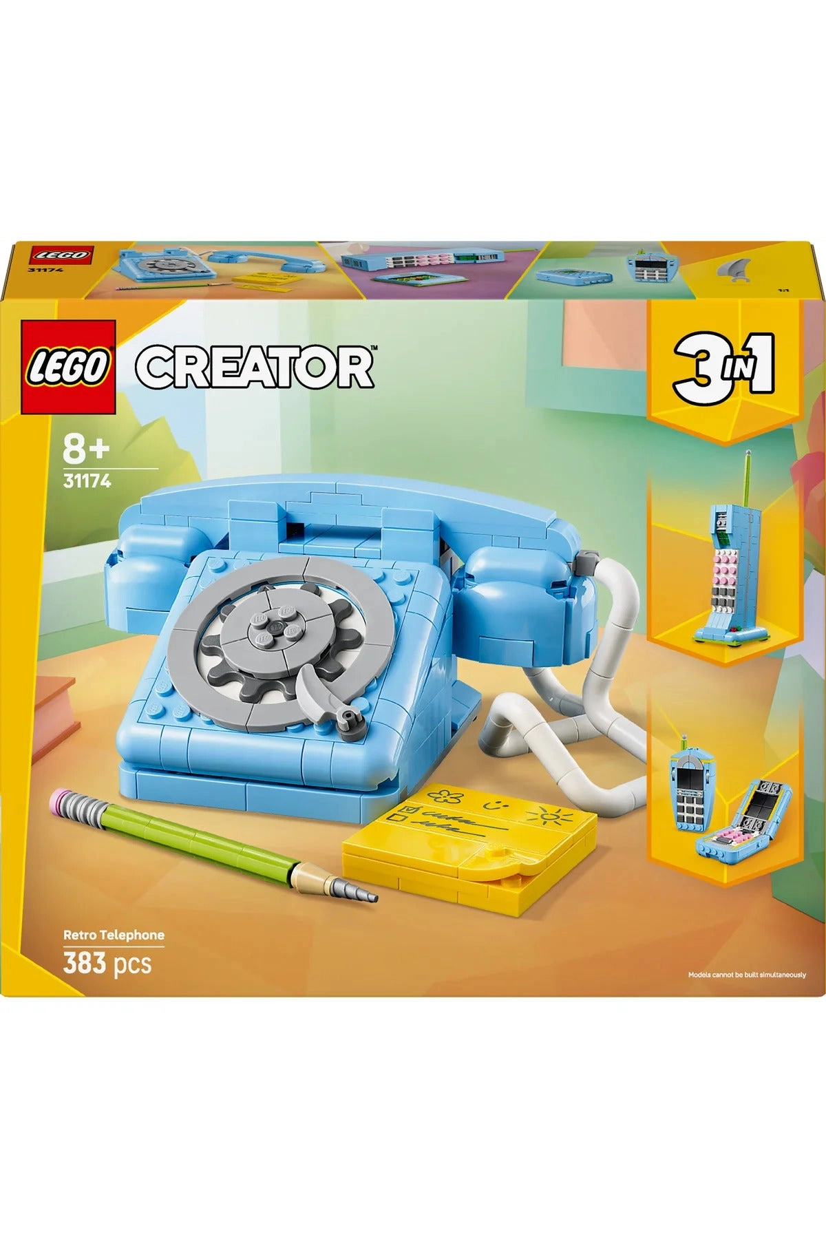 Creator 3in1 Retro Telephone (31174) - 3in1 Retro-style Models
