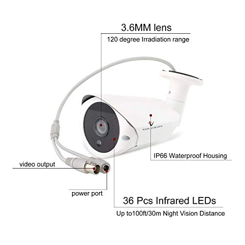 4CH DVR + Bullet Camera - 8pcs 1080P/2.0MP