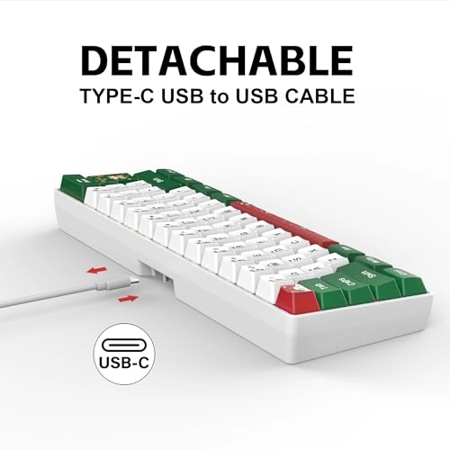 60% Wired Gaming Keyboard - USB-A