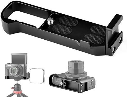 Easy Hood Extension Base Plate - Cold Shoe Mount Compatible with Canon G7X Mark III and Mark II