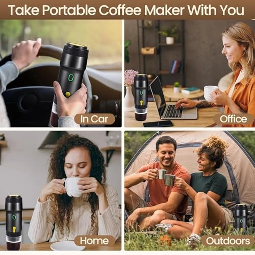 Portable Espresso Maker - 80 Milliliters Ground Coffee Original Capsules Dolce Gusto Pods