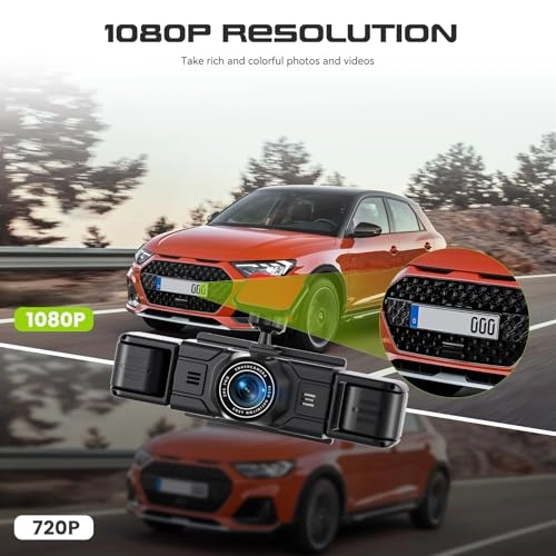 4-Channel Dash Cam - 1080P