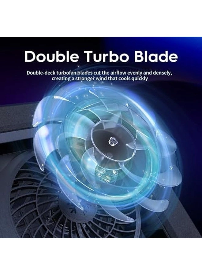 Gaming Laptop Cooling Pad - dual 14" to 17.3"