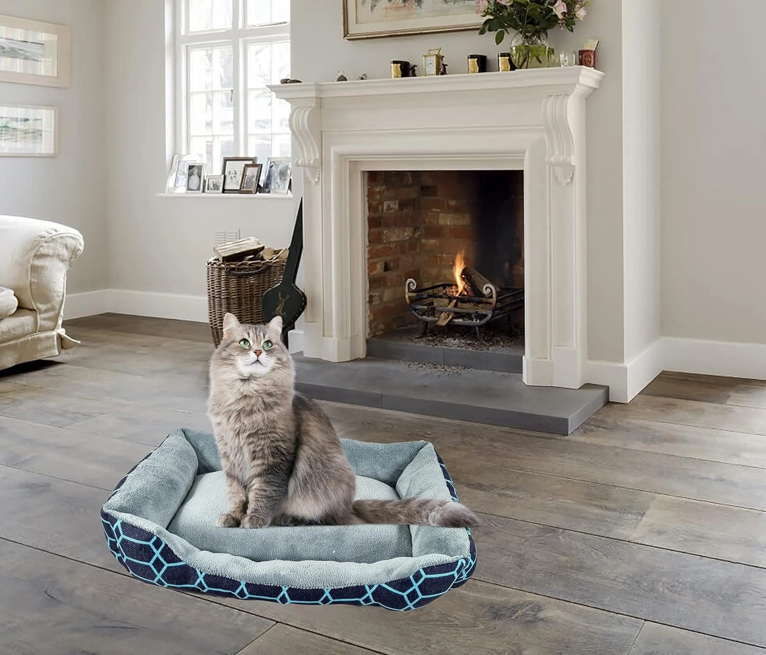 Pet bed - polyester fiber
