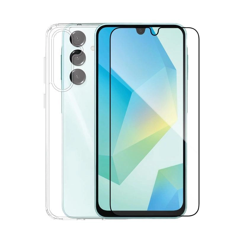 IGBA16 - Clear Case for Samsung Galaxy A16 + Glass Protector for Samsung Galaxy A16