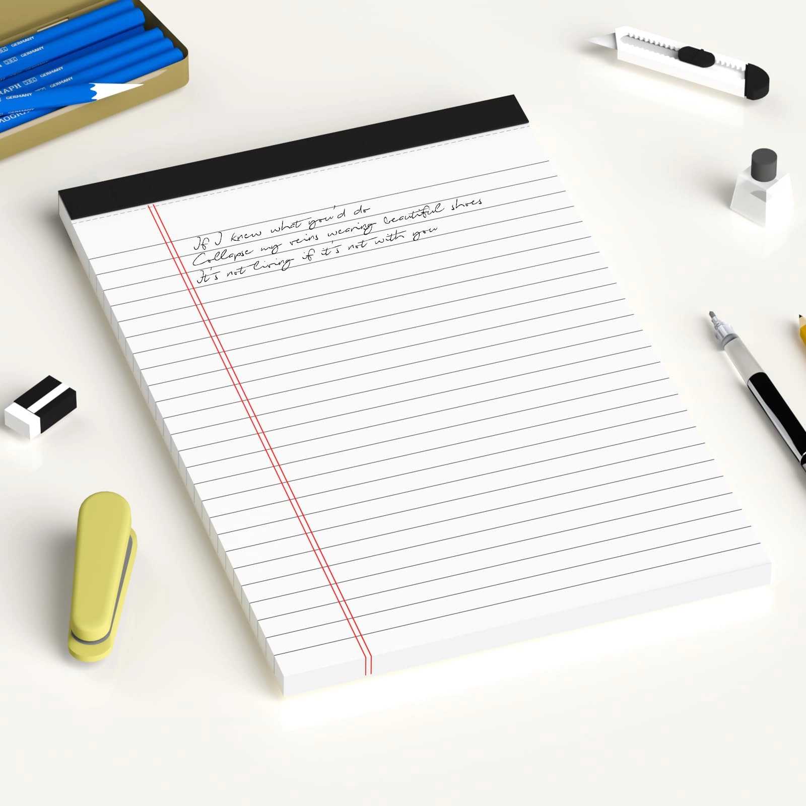 Small Note Pad 5x8 - Lined 30 Sheets