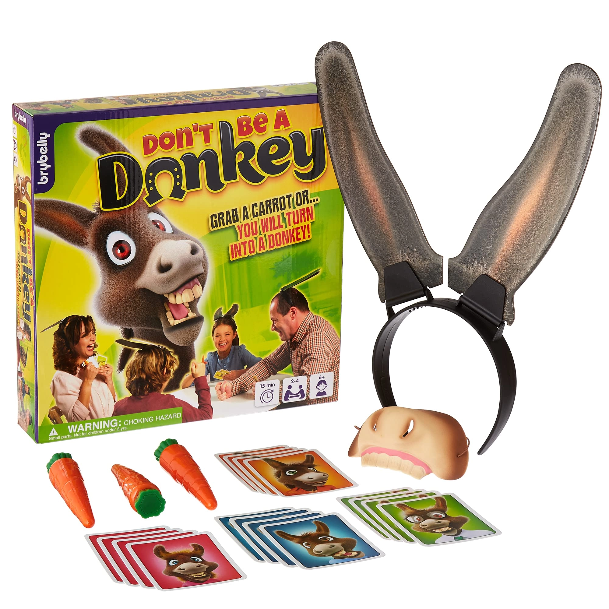 Brybelly Don't Be a Donkey - Matching Card Game