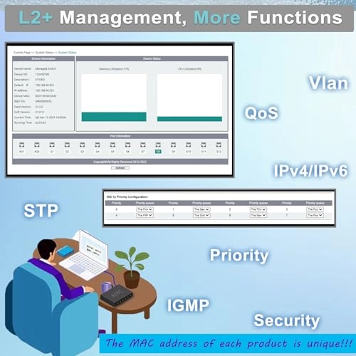 Managed 8PoE+2SFP -2.5G 10-ports