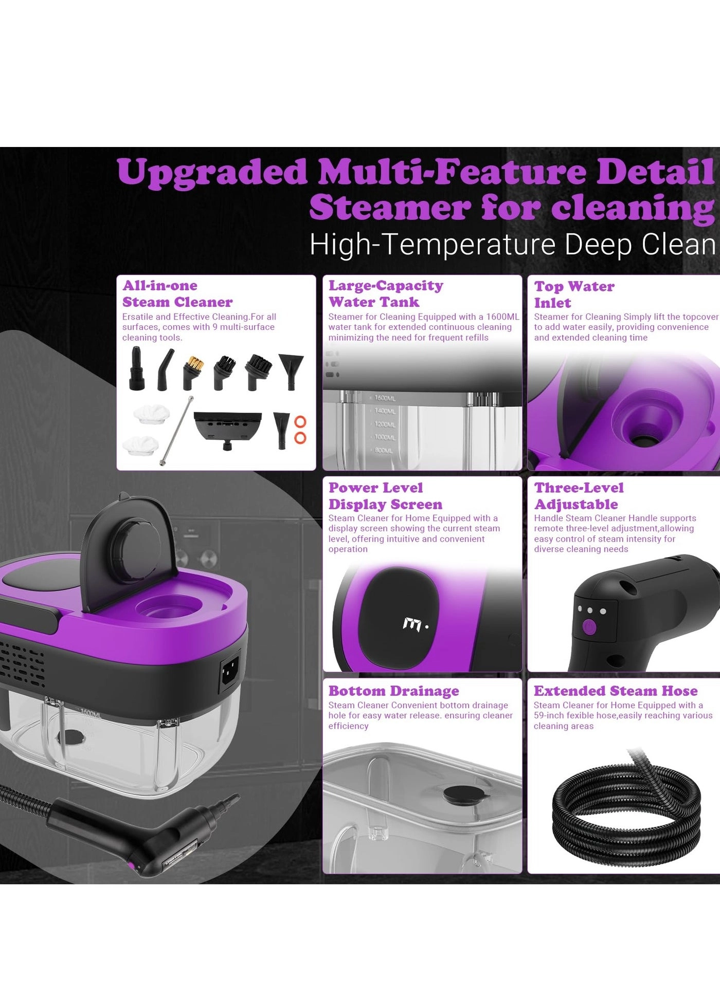 Steam Cleaner - 1000ML