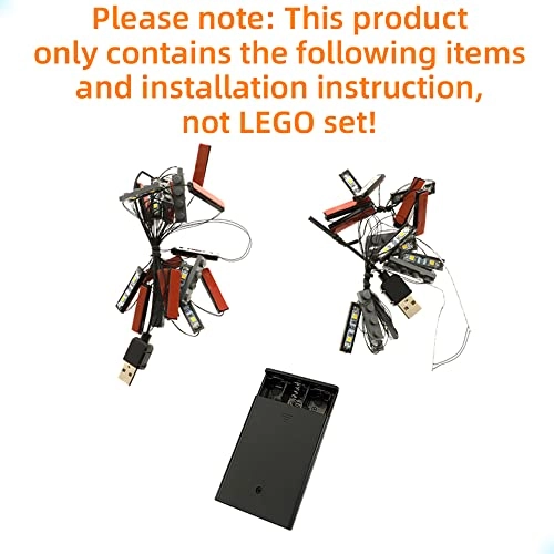 LED Lighting Kit - Compatible with LEGO Eiffel Tower 10307