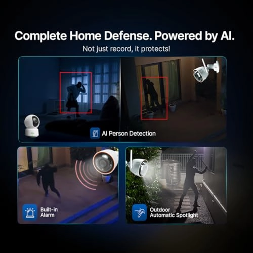 PTZ 2K + Bullet Camera 2K