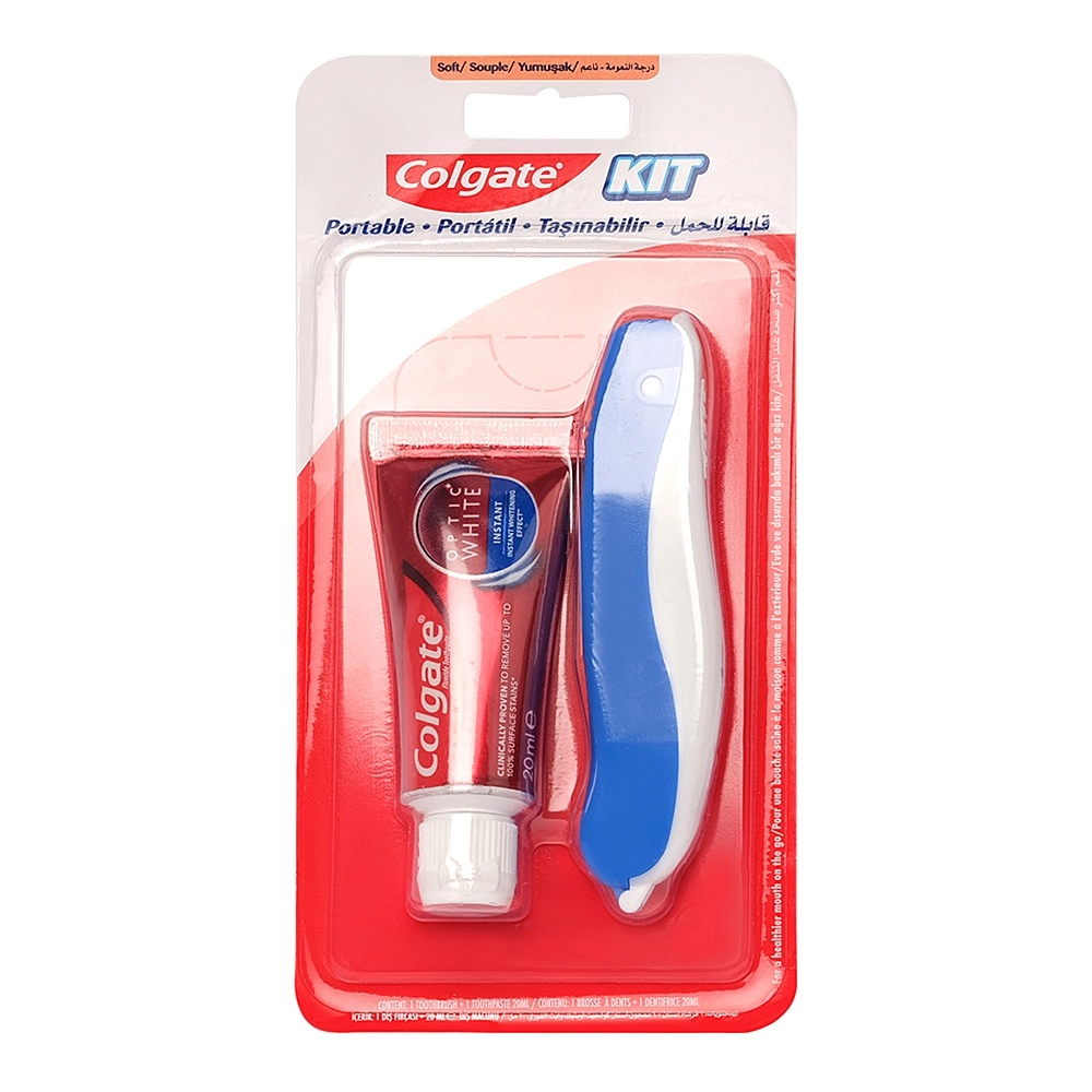 Colgate Oral Care Travel Kit - 2-Piece Pack