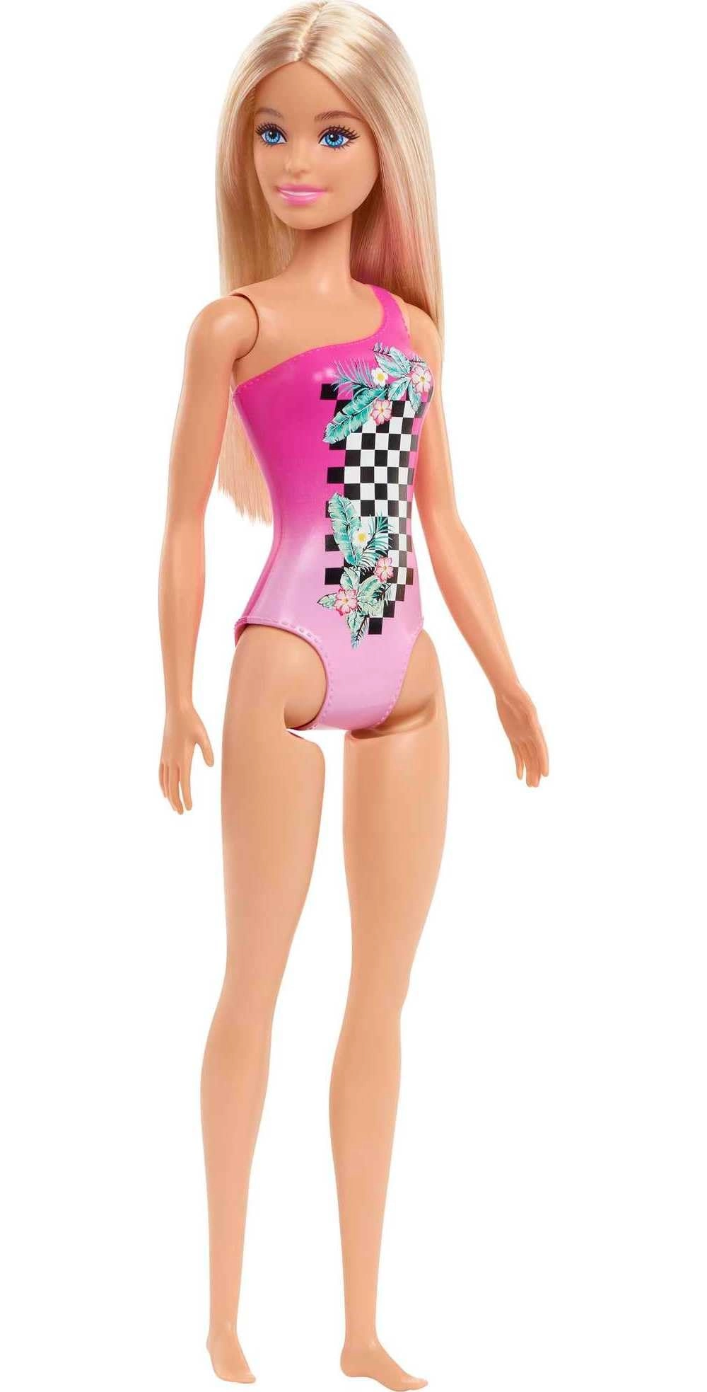 Barbie Beach Doll - Pink Bathing Suit Ages 3+