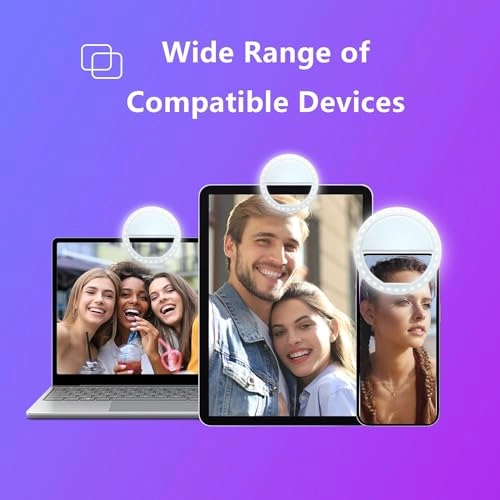 184 Selfie Ring Light - 36 LED Flash Lamp Clip