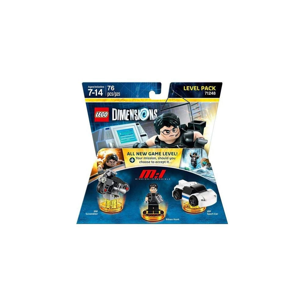 LEGO Mission Impossible Level Pack - buildable Ethan Hunt minifigure 3-in-1 vehicles