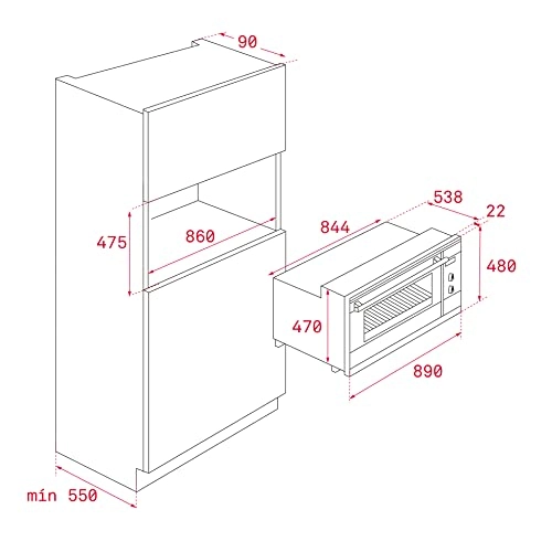HSF 900 Electric Oven