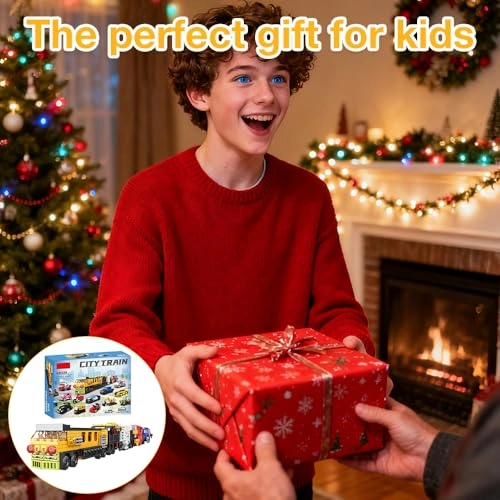 16-in-1 Building Blocks Cars - 16 pcs