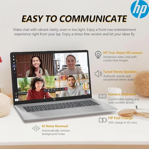 HP Laptop 17 - 17.3'' Ryzen 5-7430U 32GB DDR4 1TB SSD