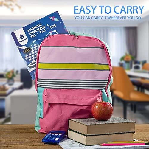 BSTSHIER - 2 in 1 Checkers&Tic-Tac-Toe