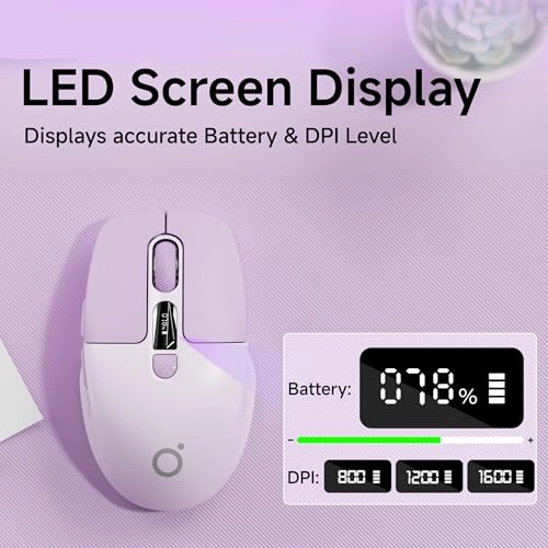 Wireless Silent Mouse - Bluetooth + 2.4G