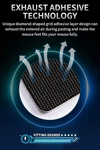 5.0 Colorful Mouse Feet Skates - Ultra Transparent PTFE for G Pro X Superlight Wireless