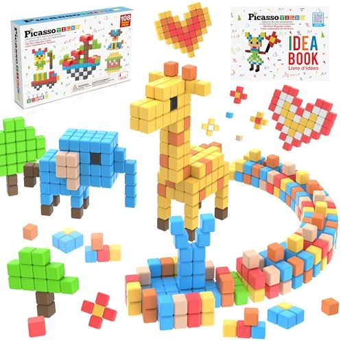 Magnetic Cubes - 108 pcs