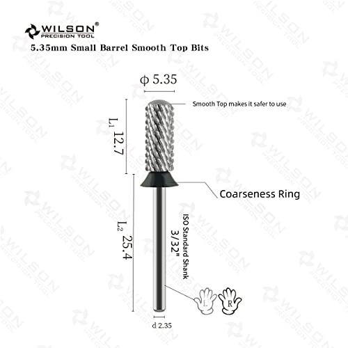 Small Bucket Smooth Top Bit - Gold 1 5.35mm