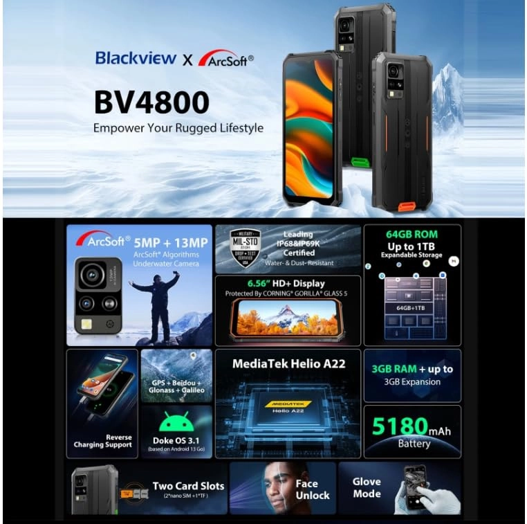 BV4800 - 3GB 64GB