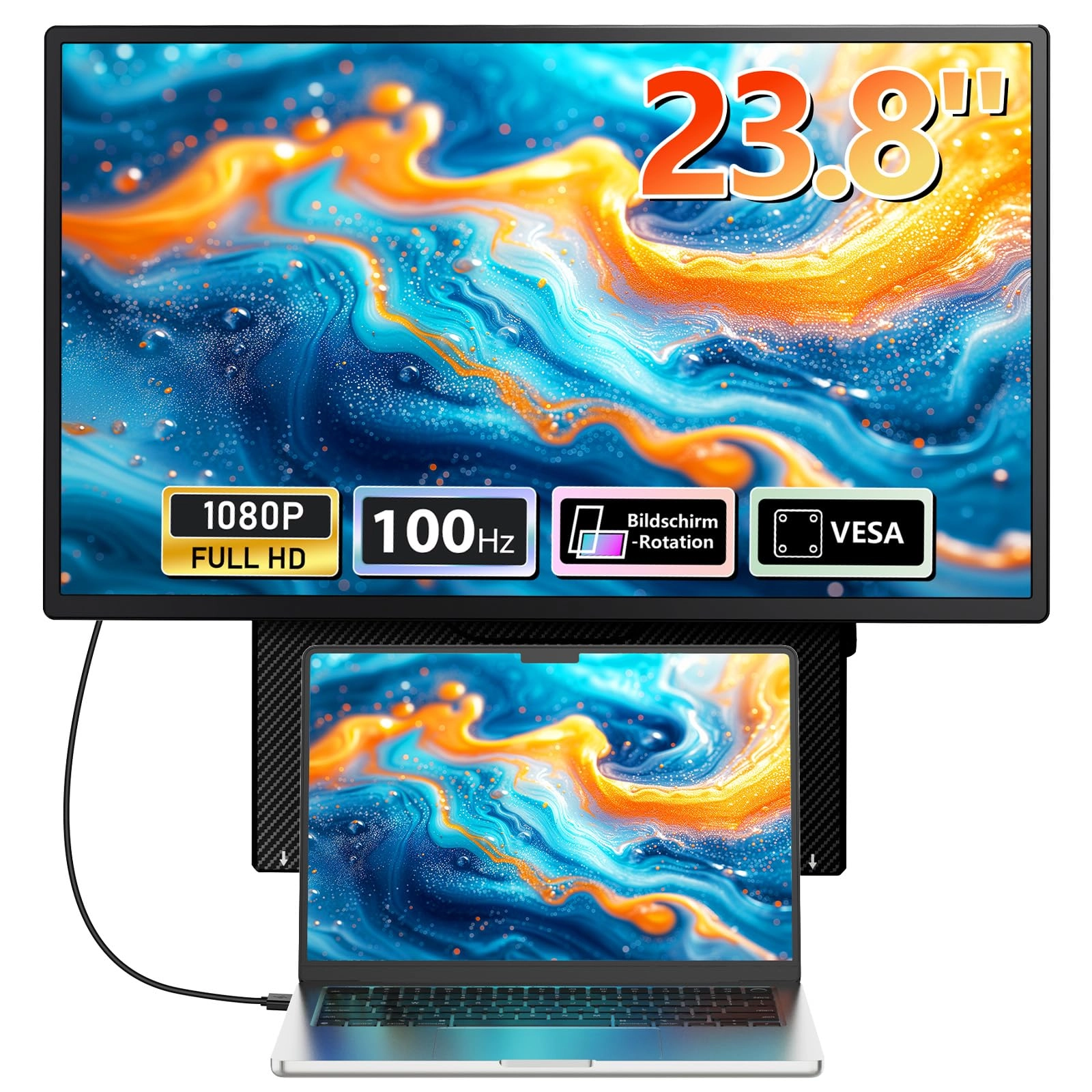 Laptomo D1 - Full-HD 23.8 Inches