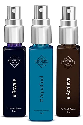(Refill) AquaCool - Eau de Parfum 8ml + Royale - Eau de Parfum 8ml + Achieve - Eau de Parfum 8ml