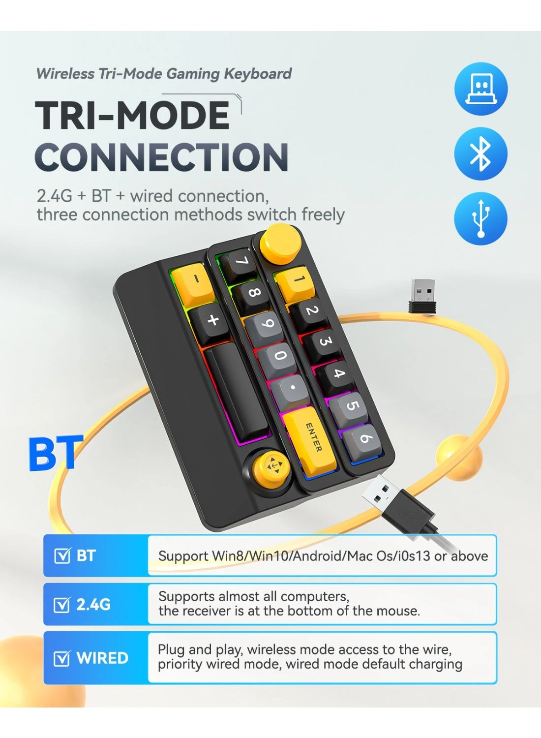 Fashionable Business Office Tablet Keyboard - Wireless