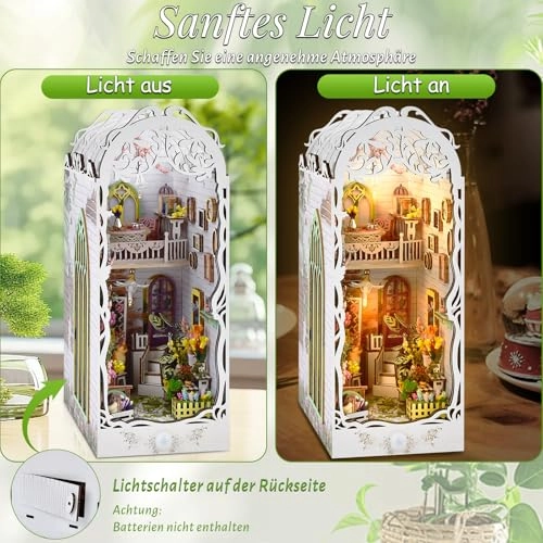 Book Nook Kit - Garden Shed Sunshine Town with Light