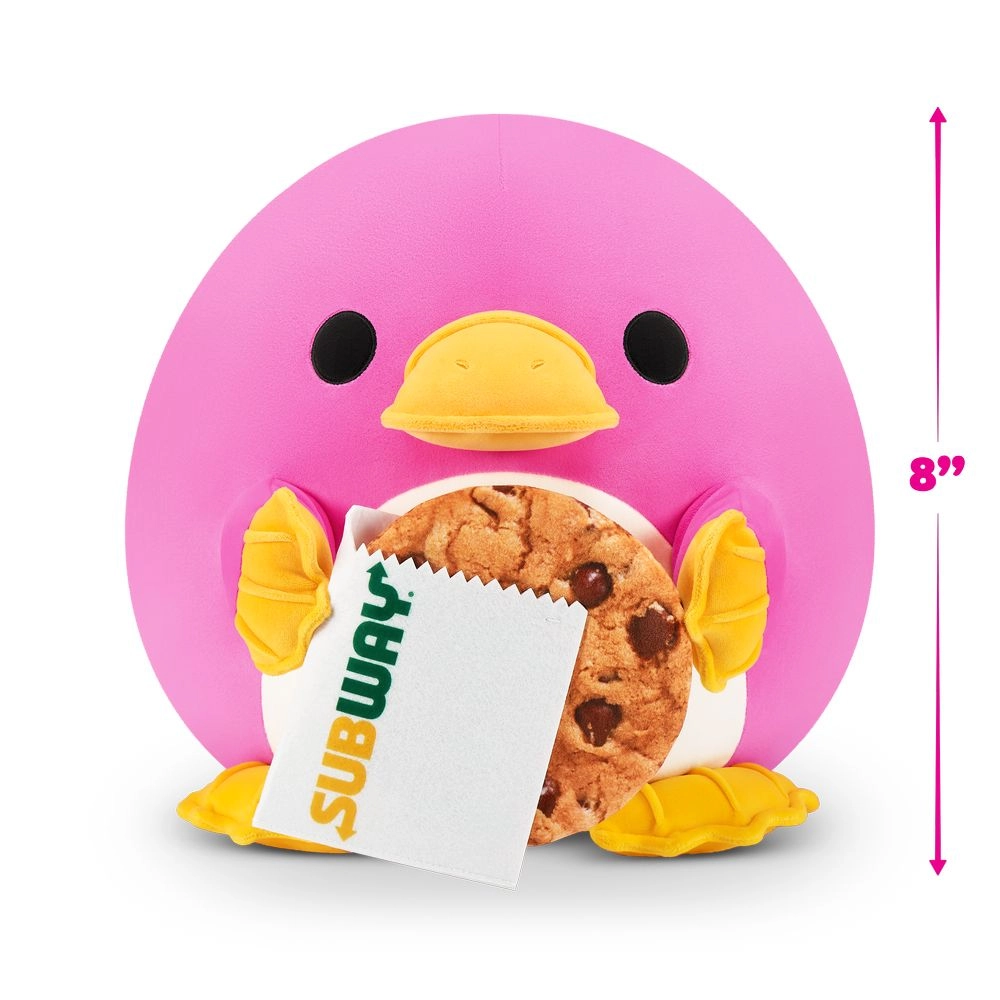 SNACKLES Series 2 Whitney The Platypus And Subway Cookie - 8-Inch