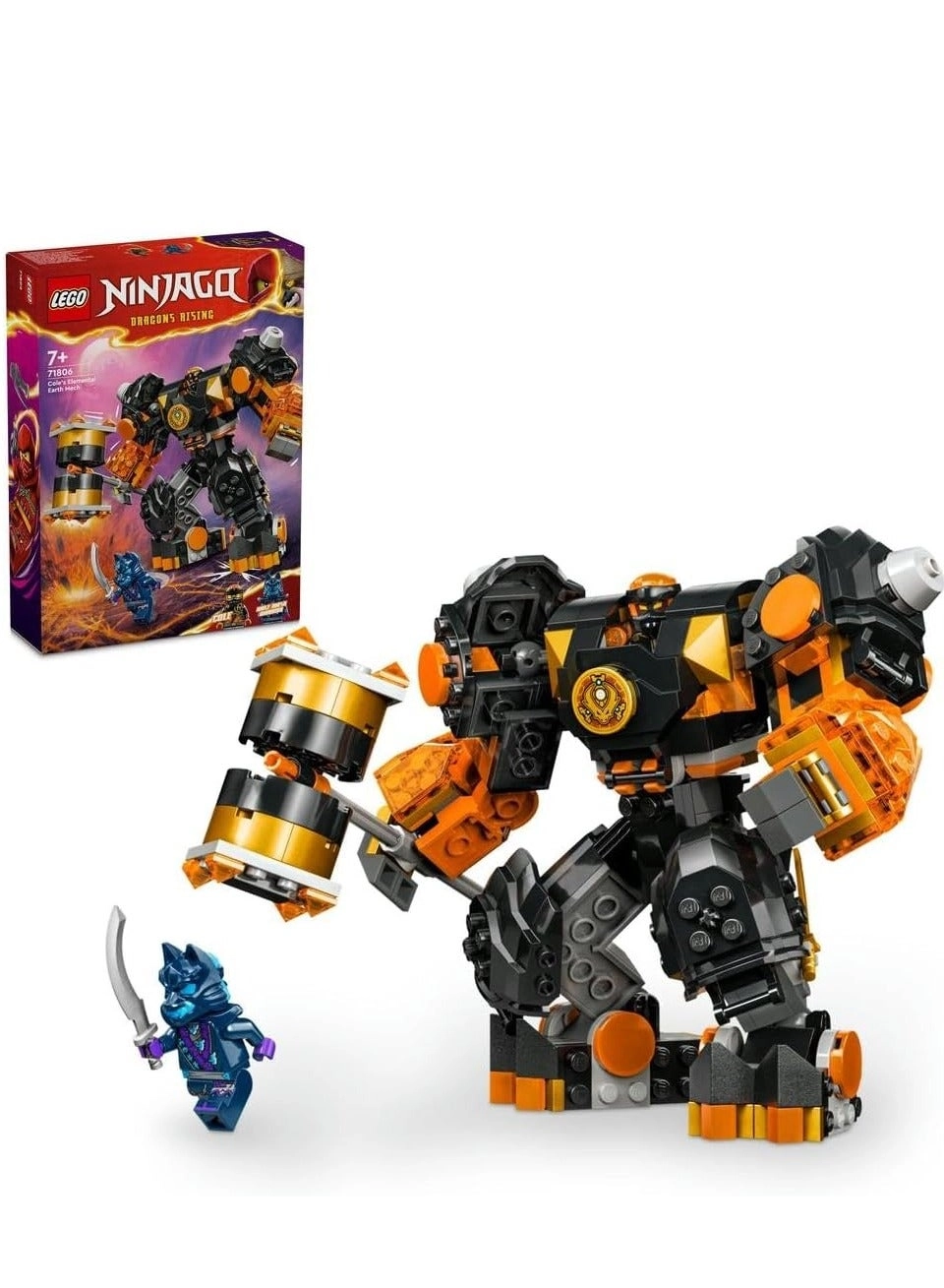 NINJAGO Cole’s Elemental Earth Mech (71806) - Dragons Rising