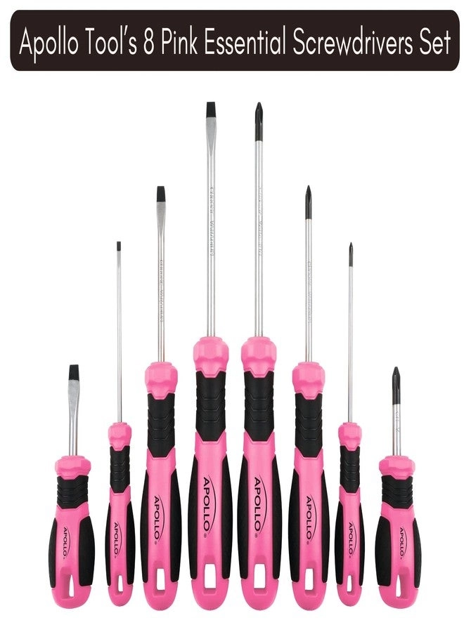 Essential Magnetic Slotted and Phillips Screwdriver Set (8 Pcs)