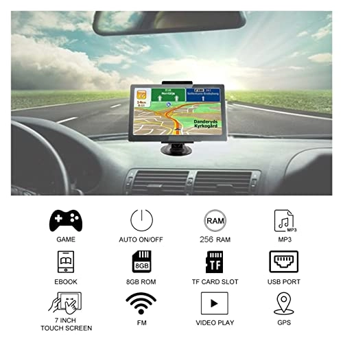 GPS Navigation 8646123515 - 7 inch 256M+8GB Free Lifetime Map Updates