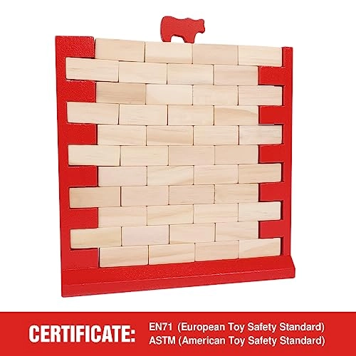 Brick Wall Game - Pine wood