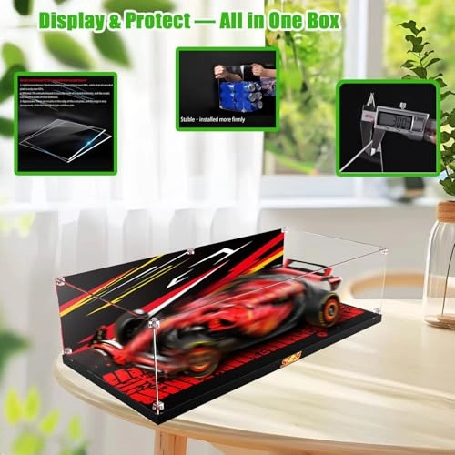 Display Case 42207 - 3mm Acrylic Transparent UV Protection Dustproof