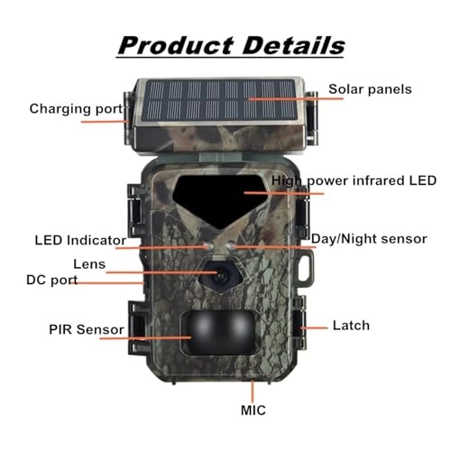 Solar Panel Hunting Camera - 20MP