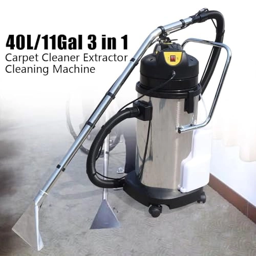 3 in 1 Carpet Cleaning Machine - 40L 1034W Stainless Steel
