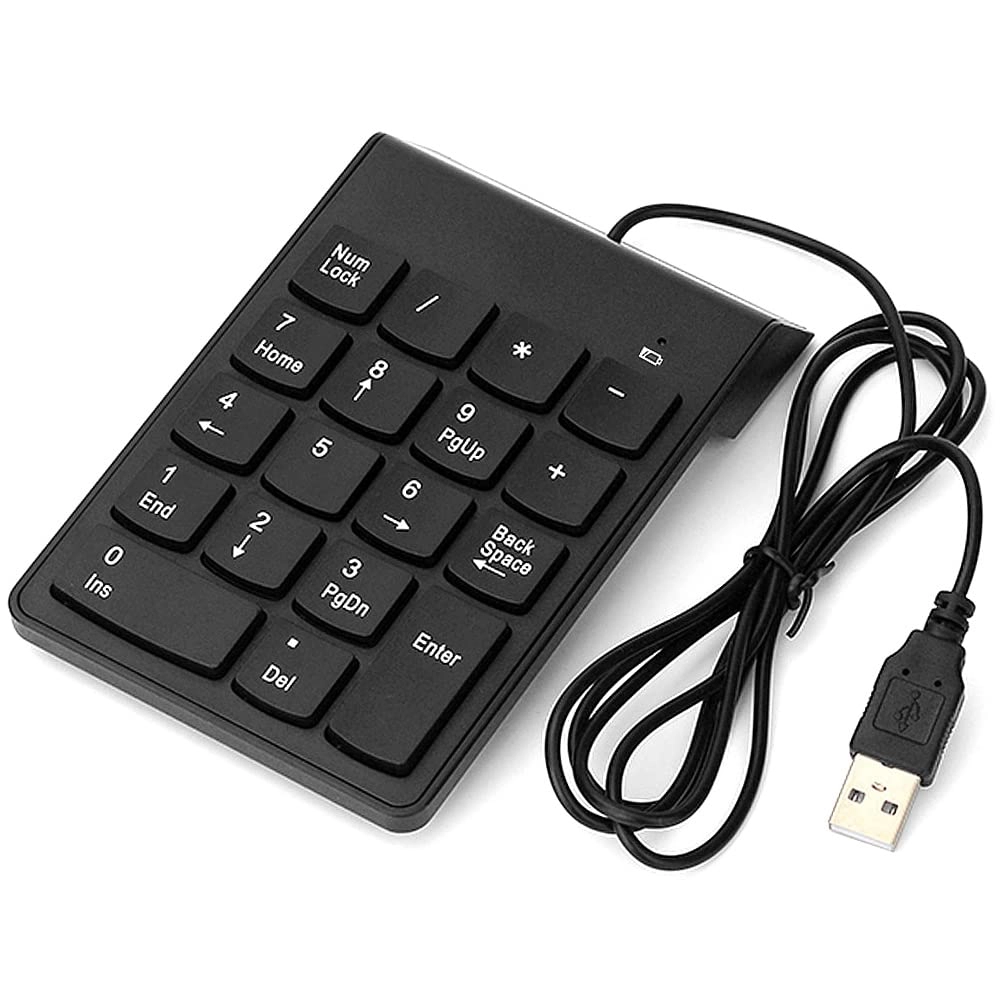 SIXRUN Wired Numeric Keypad - 18-key USB Portable