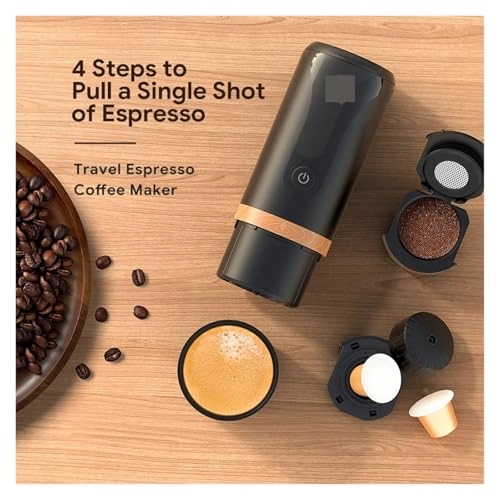 Portable Coffee Maker - 3-in-1 Wireless Heating Fast Charge