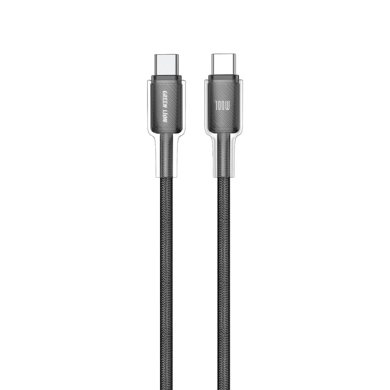 Charge Cable 100W USB-C to USB-C 1m Transparent