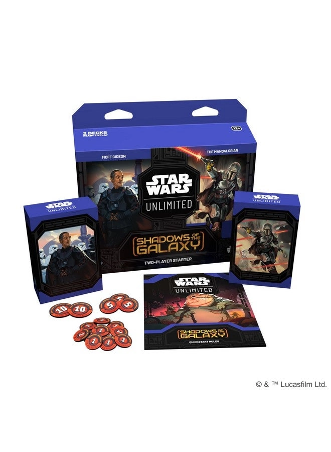 Star Wars: Unlimited Shadows of The Galaxy Starter Set - Trading Card Game