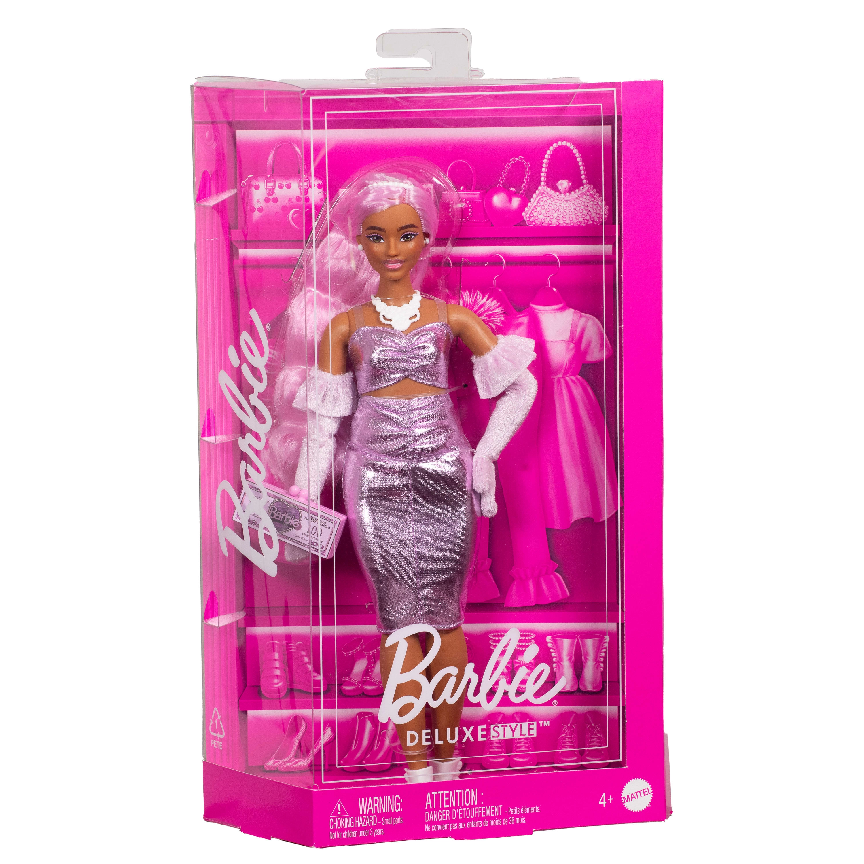 Barbie Deluxe Style Barbiecore Outfit - 29.5 cm Pink Hair Ages 4+