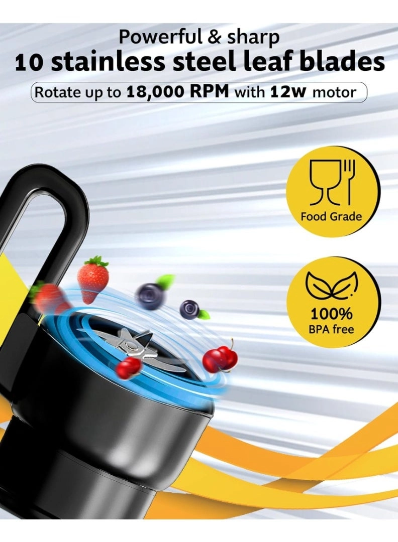 Portable Smoothies Blender Bottle - 120W