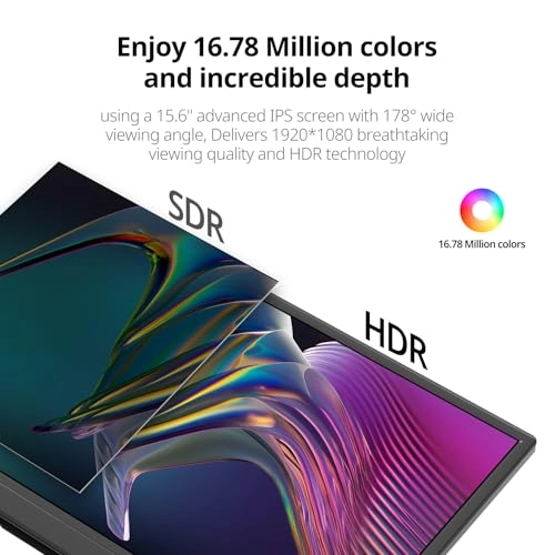 Portable Monitor - 15.6 Inch 1080P