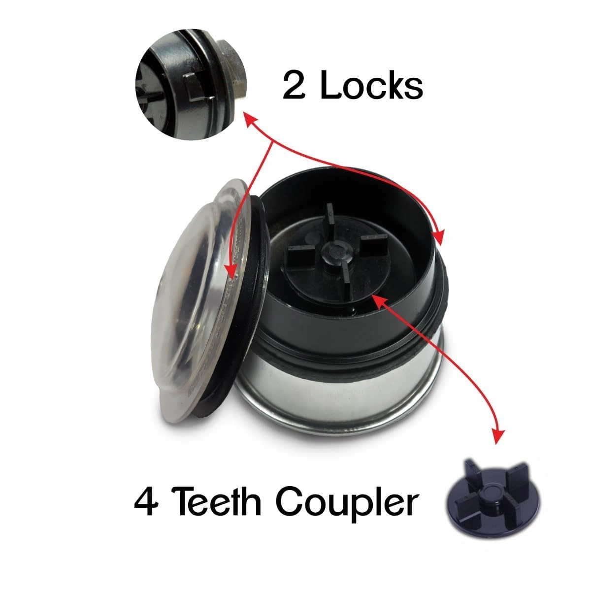 Mixer Grinder Jar - 180 ML